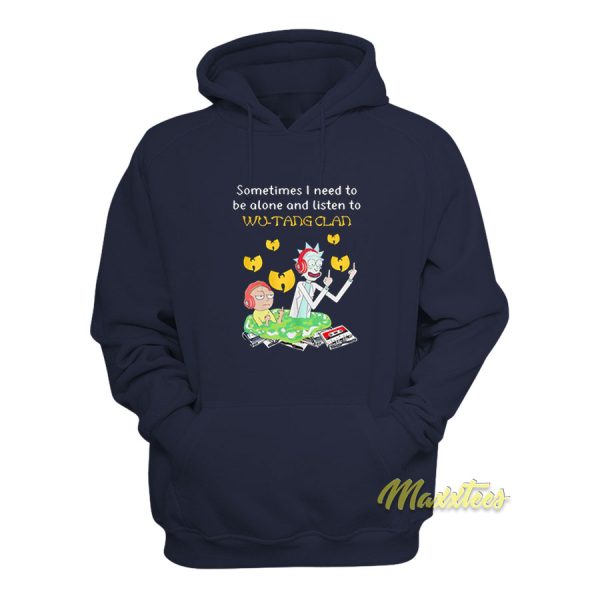 Rick and Morty Listen To Wu Tang Clan Hoodie