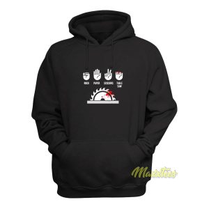 Rock Paper Scissors Table Shaw Hoodie 1