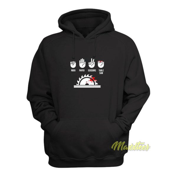 Rock Paper Scissors Table Shaw Hoodie