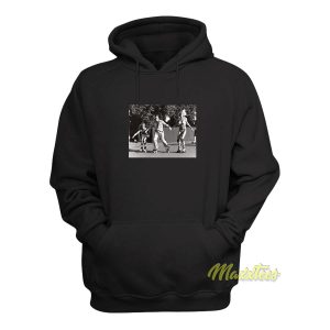 Roller Skating Hugh Hefner 1970s Hoodie 1