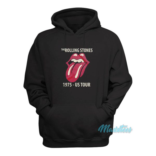 Rolling Stones 1975 US Tour Tongue Hoodie