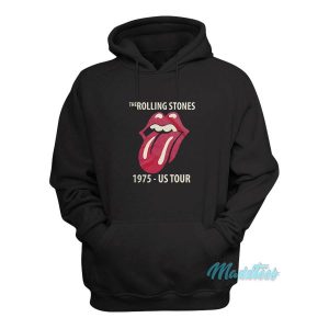 Rolling Stones 1975 US Tour Tongue Hoodie 1 Rolling Stones 1975 US Tour Tongue Hoodie 2