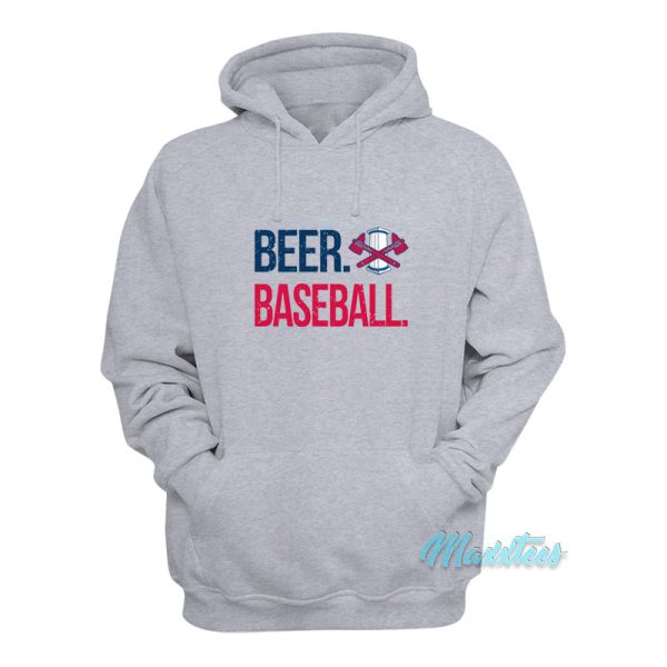 Rome Braves Beer Baseball Hoodie