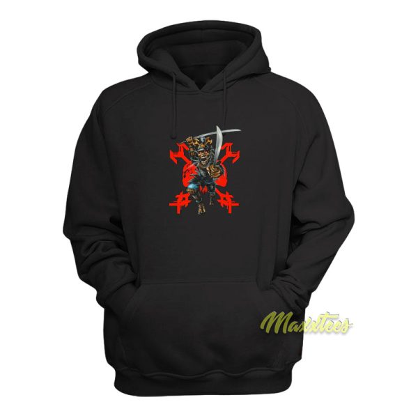 Samurai Eddie Iron Maiden Hoodie