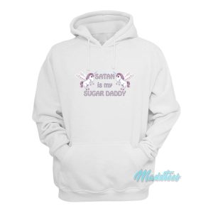 Satan Is My Sugar Daddy Unicorn Hoodie 1