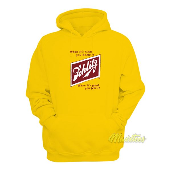 Schlitz Beer Vintage Hoodie