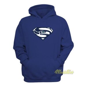 Seattle Seahawks Super Logo Hoodie 2
