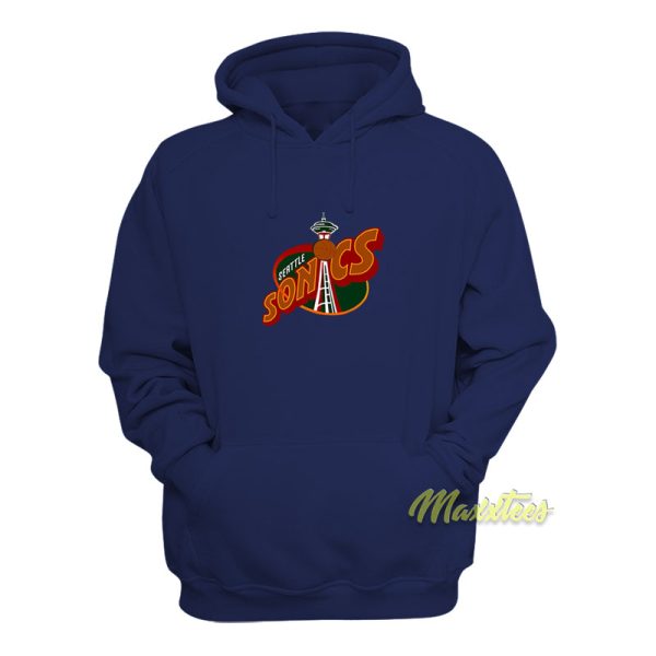 Seattle Supersonics Logo Hoodie