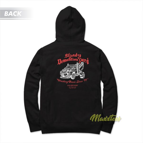 Shady Demolition Yard Barbed Wire Hoodie