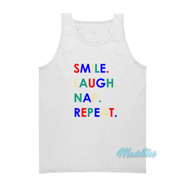 Smile Laugh Nap Repeat Tank Top