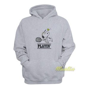 Snoopy Playing Tennis Hoodie 2