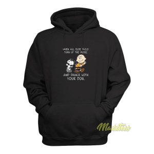 Snoopy and Charlie Brown Music and Dance Hoodie 1