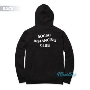 Social Distancing Club Hoodie Cheap Custom 3
