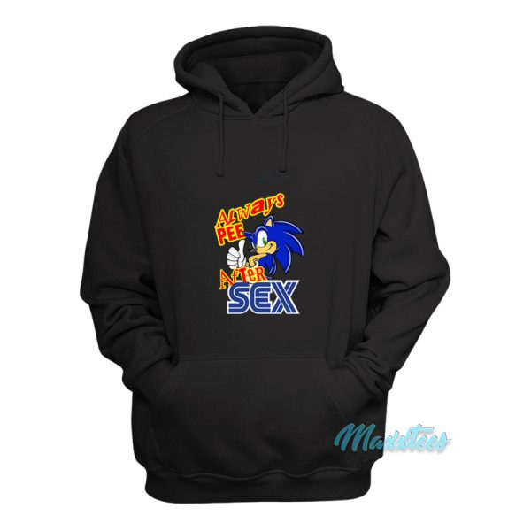 Sonic Always Pee After Sex Hoodie