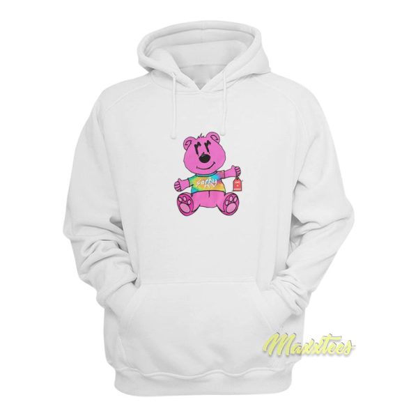 Sorry In Advance Pink Bear Hoodie