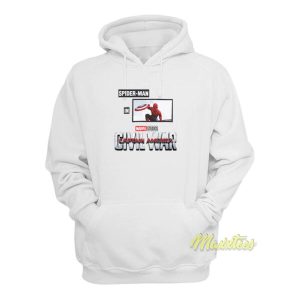Spider Man In Civil War Captain America Hoodie 2