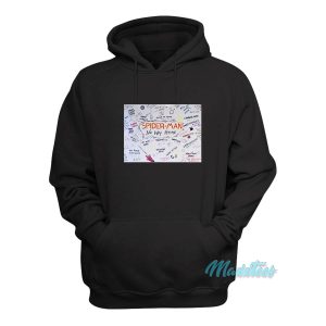 Spider Man No Way Home Whiteboard Hoodie 1