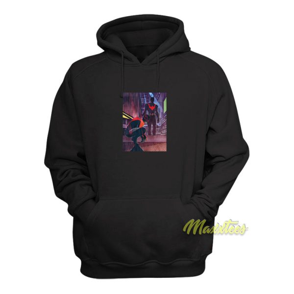 Spiderman 2099 and Batman Beyond Hoodie