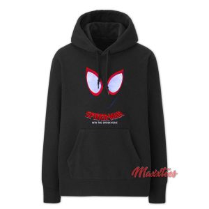 Spiderman Face Spider Verse Hoodie 1