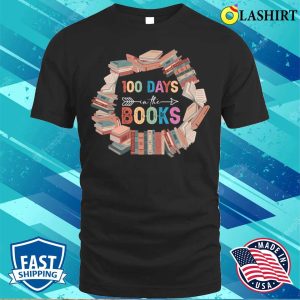 100 Days In The Books Reading Teacher School Lover Costume T-shirt