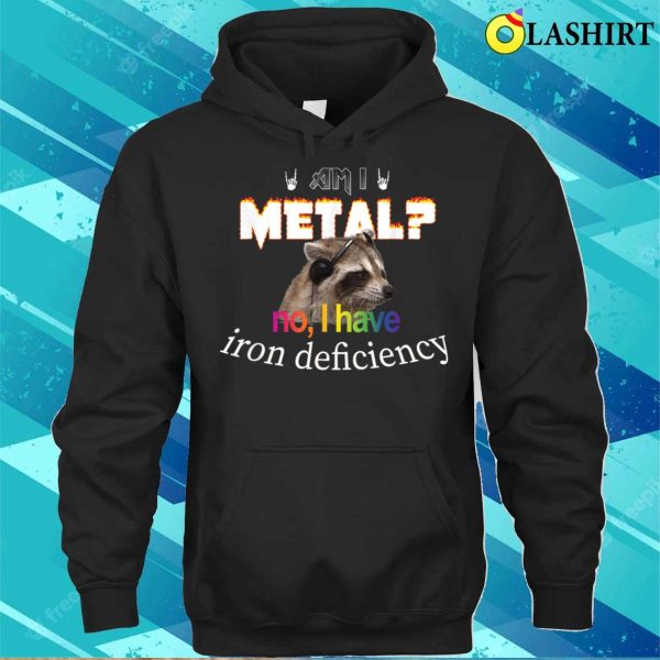 Am I Metal No I Have Iron Deficiency Meme T-shirt