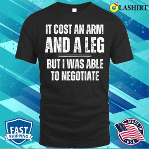 Amputee T shirt Leg Amputee Funny Leg Amputation Negotiate T shirt 1
