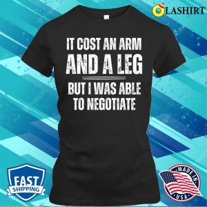 Amputee T shirt Leg Amputee Funny Leg Amputation Negotiate T shirt 2