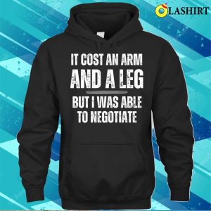 Amputee T shirt Leg Amputee Funny Leg Amputation Negotiate T shirt 3