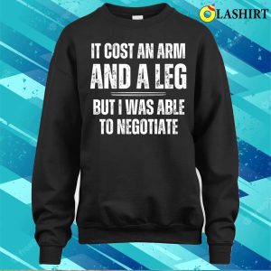 Amputee T shirt Leg Amputee Funny Leg Amputation Negotiate T shirt 4