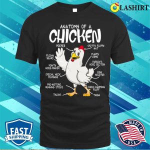 Anatomy Of A Chicken Shirt Country Farmer Funny Chicken T shirt 1