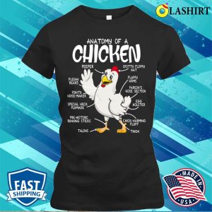 Anatomy Of A Chicken Shirt Country Farmer Funny Chicken T shirt 2
