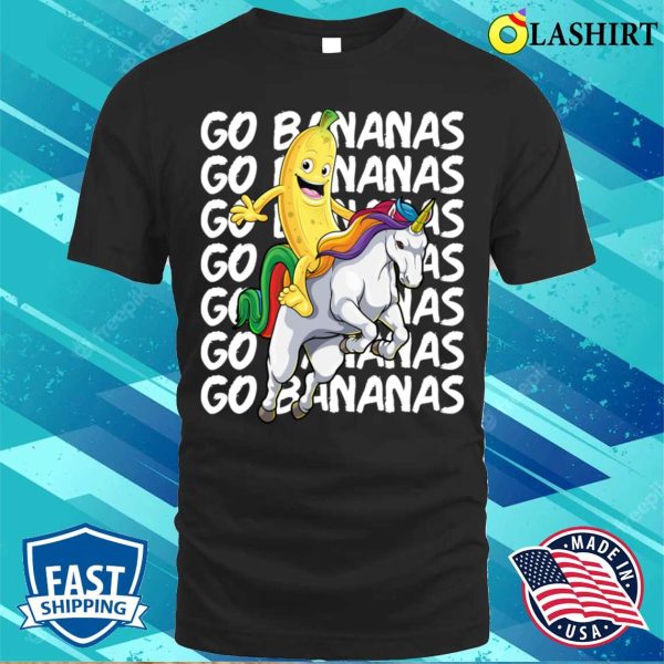 Banana Unicorn Funny Magical Fruit Fantasy Horned Creature T-shirt, Trending Shirt