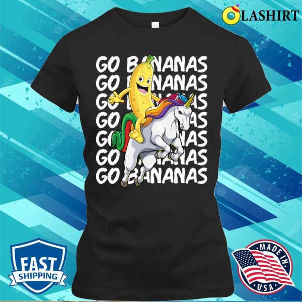 Banana Unicorn Funny Magical Fruit Fantasy Horned Creature T-shirt, Trending Shirt