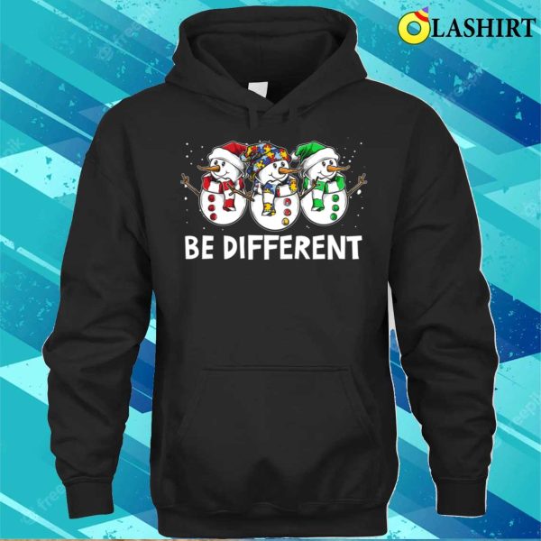 Be Different Snowman Christmas Funny Shirt, Be Different Snowman Christmas Funny Shirt