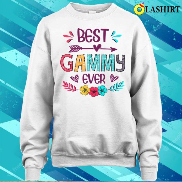 Best Gammy Ever Funny Flowers Mother’s Day 2022 T-shirt