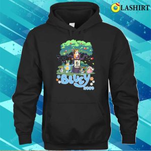Bluey Hood Shirt Bluey Robin Hood Shirt Heeler Family Funny Shirt 3