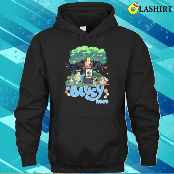 Bluey Hood Shirt, Bluey Robin Hood Shirt, Heeler Family Funny Shirt