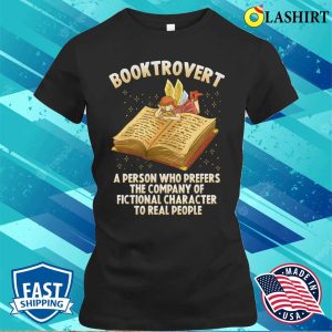 Booktrovert Funny Librarian Gift T shirt 2