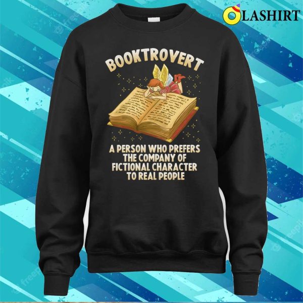 Booktrovert Funny Librarian Gift T-shirt