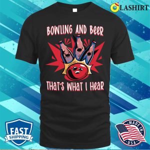 Bowling Alley T shirt Funny Bowling Bowler Art T shirt 1