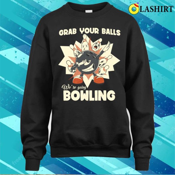 Bowling Team T-shirt, Funny Bowling League Art T-shirt