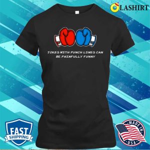 Boxing Humor Shirt Funny Jokes With Punchlines Retro Design Shirt 2