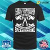 Broadband Installer Funny Cable Technician T-shirt
