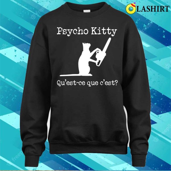 Cat T-shirt, Psycho Kitty T-shirt