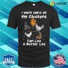 Chicken Farmer Funny Chicken Crazy Chicken Lady T-shirt