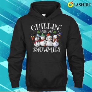 Chillin With My Snowmies Christmas Family Matching Pajamas T-shirt 2 Chillin With My Snowmies Christmas Family Matching Pajamas T shirt 3