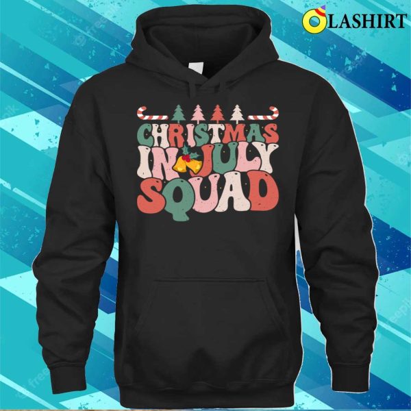 Christmas In July Squad Funny Summer Xmas Beach Vacation T-shirt