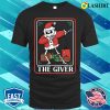 Christmas Tarot Card Santa Skeleton T-shirt, Christmas Tarot Card Santa Skeleton Funny T-shirt