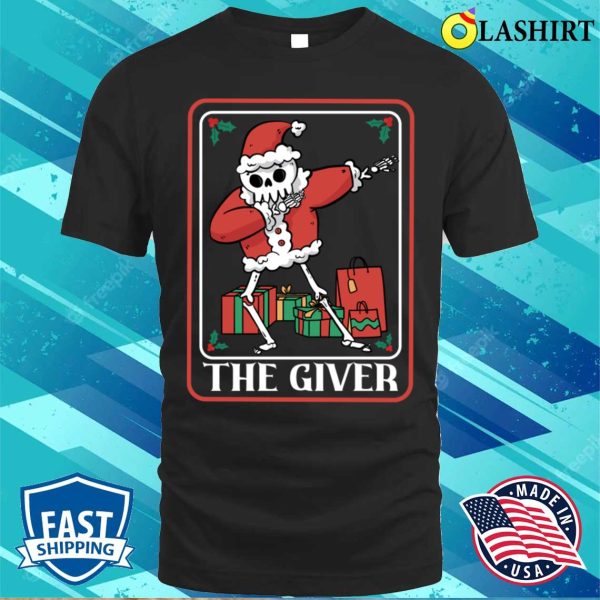 Christmas Tarot Card Santa Skeleton T-shirt, Christmas Tarot Card Santa Skeleton Funny T-shirt