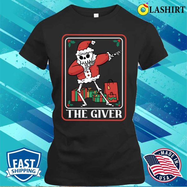 Christmas Tarot Card Santa Skeleton T-shirt, Christmas Tarot Card Santa Skeleton Funny T-shirt